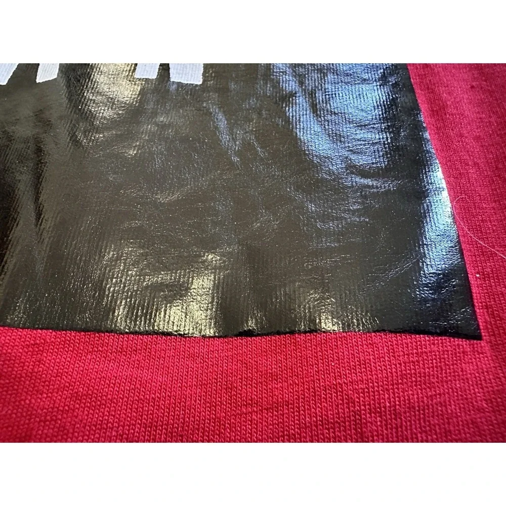 Rare Air Jordan T-Shirt Mens Small Red Cotton Box Logo Crew Neck‎ CJ9624-687